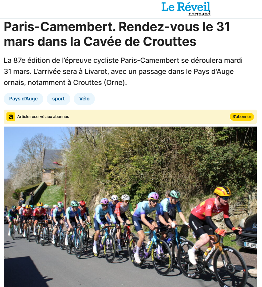 Article Le Réveil Normande - Publié le 26 mars 2026 à 18h10